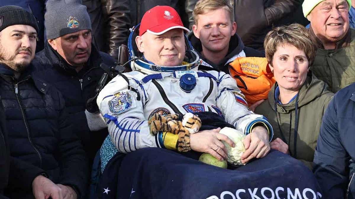 Russian cosmonaut Oleg Artemyev