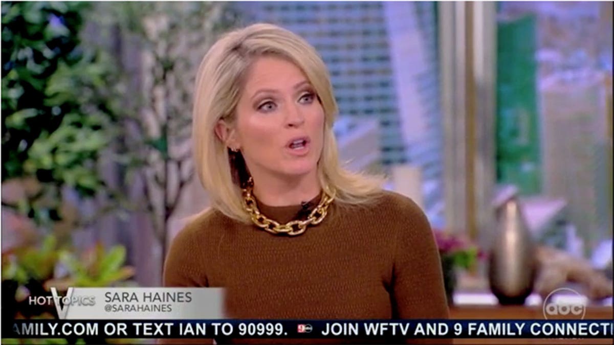 WornOnTV Sara s brown vest and pants on The View Sara Haines