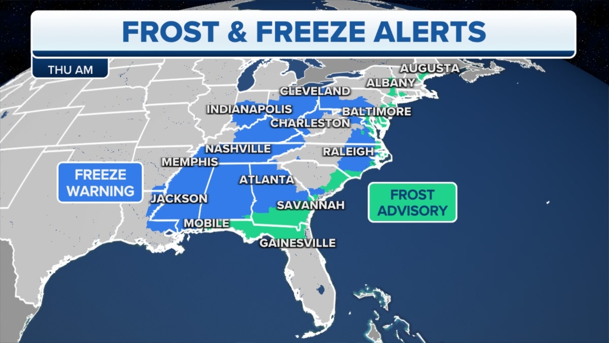 Freeze advisories