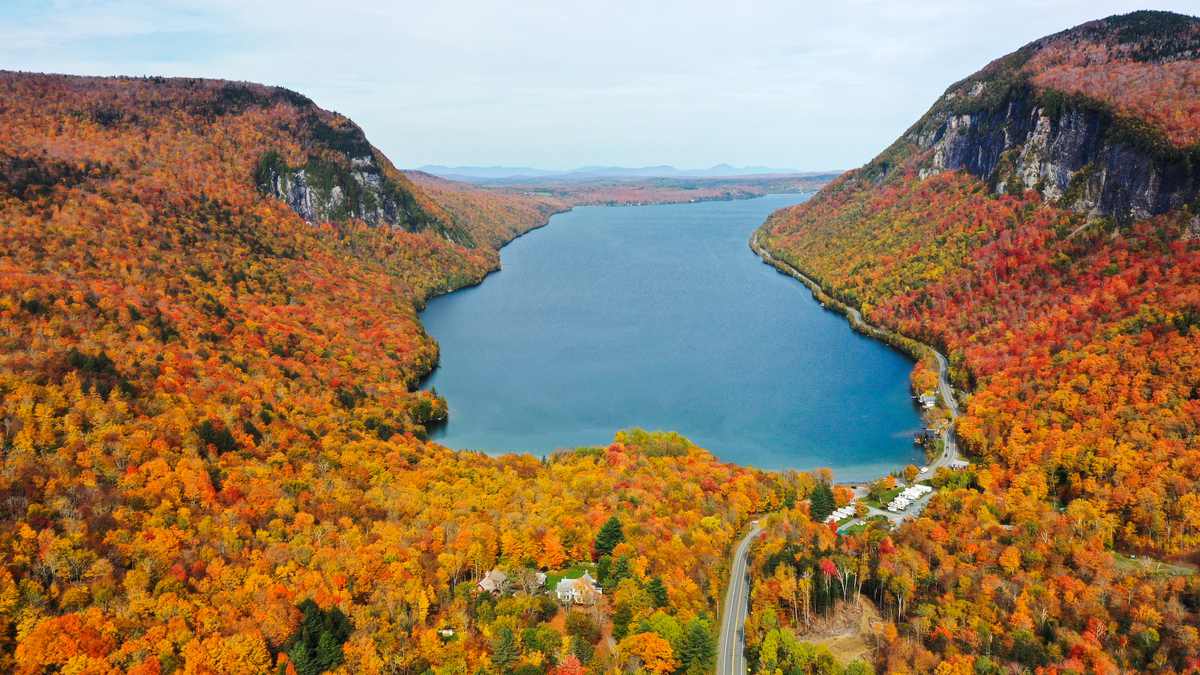 Autumn scene in Vermont