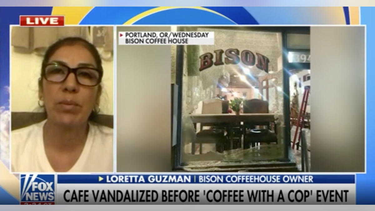 Portland coffee shop vandalized, damaged before ‘Coffee with a Cop’ event