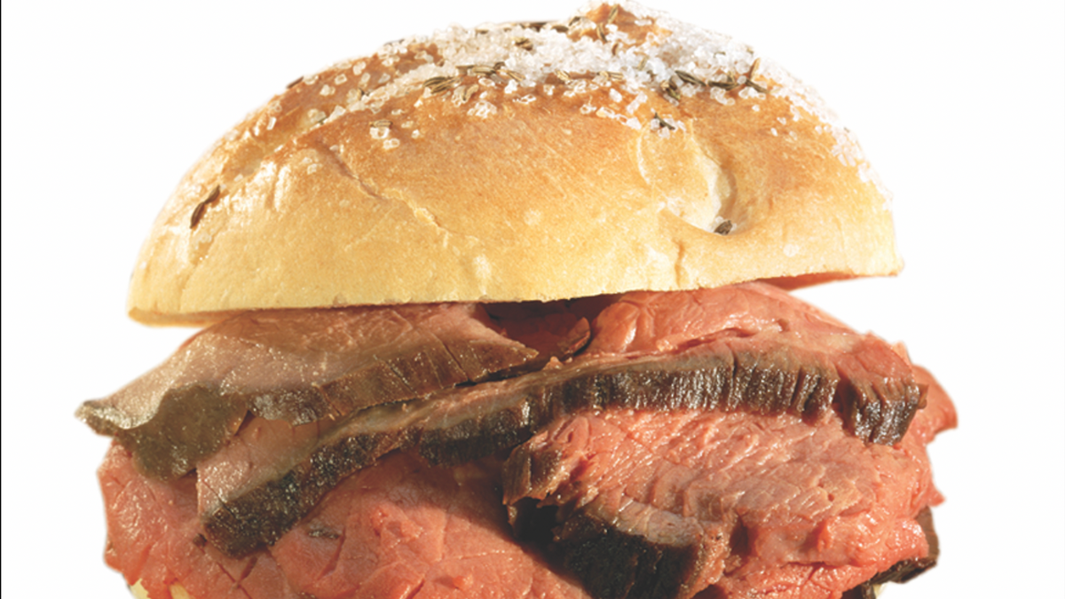 Beef on weck sandwich