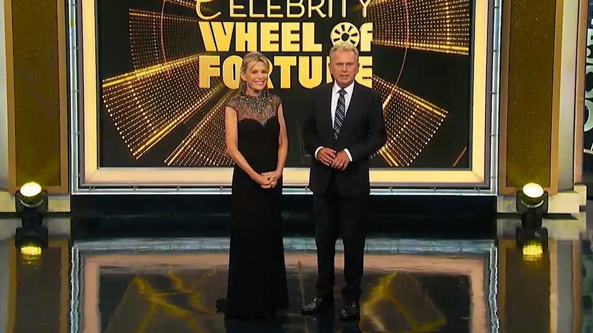 Vanna White and Pat Sajak