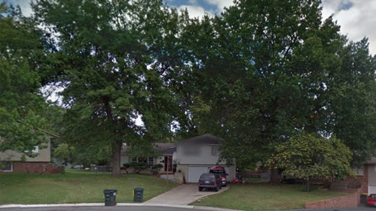 The suburban home in Shawnee, Kansas, where a toddler died in a house fire