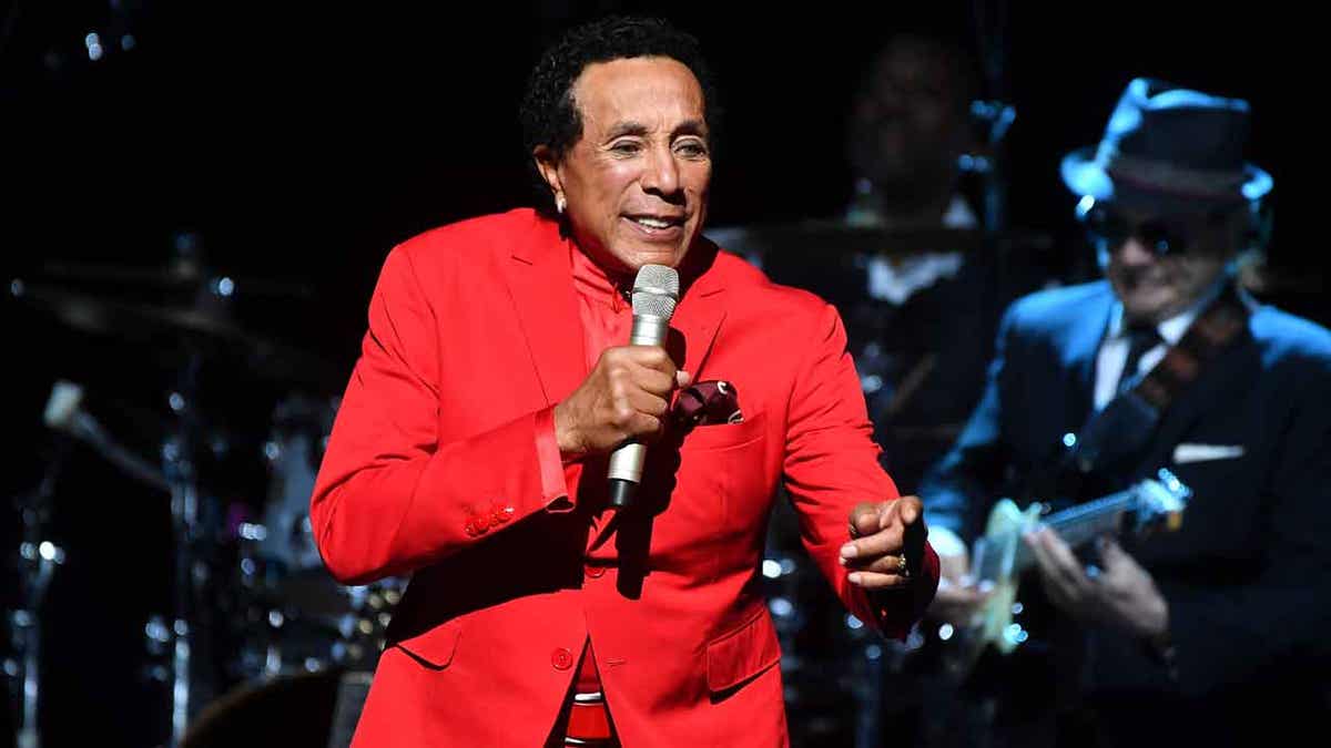 Smokey Robinson performing