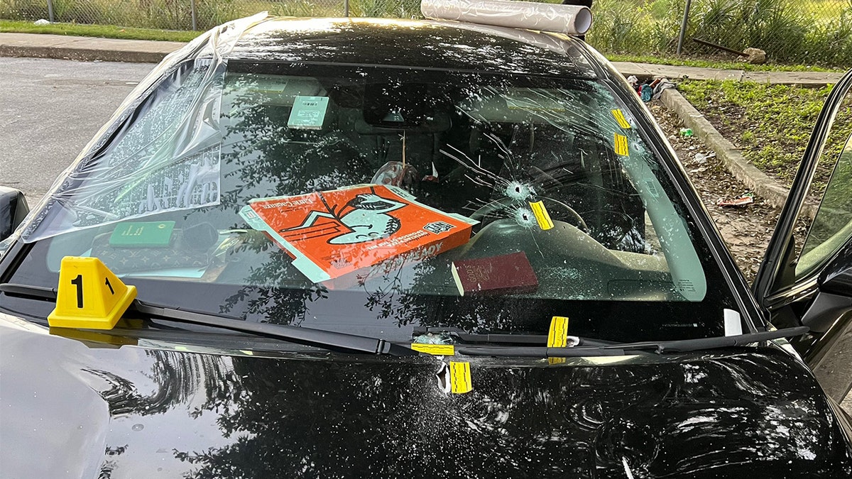 Tampa, Florida car bullet holes
