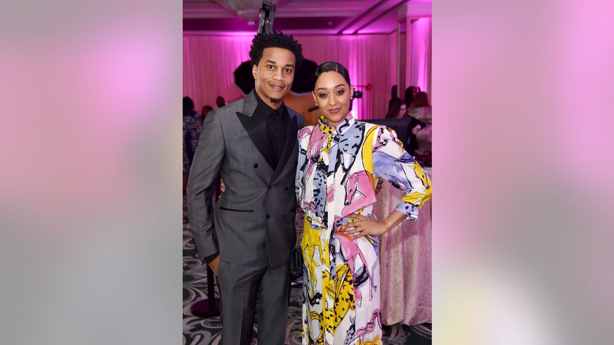 Cory Hardrict and Tia Mowry at Essence Luncheon