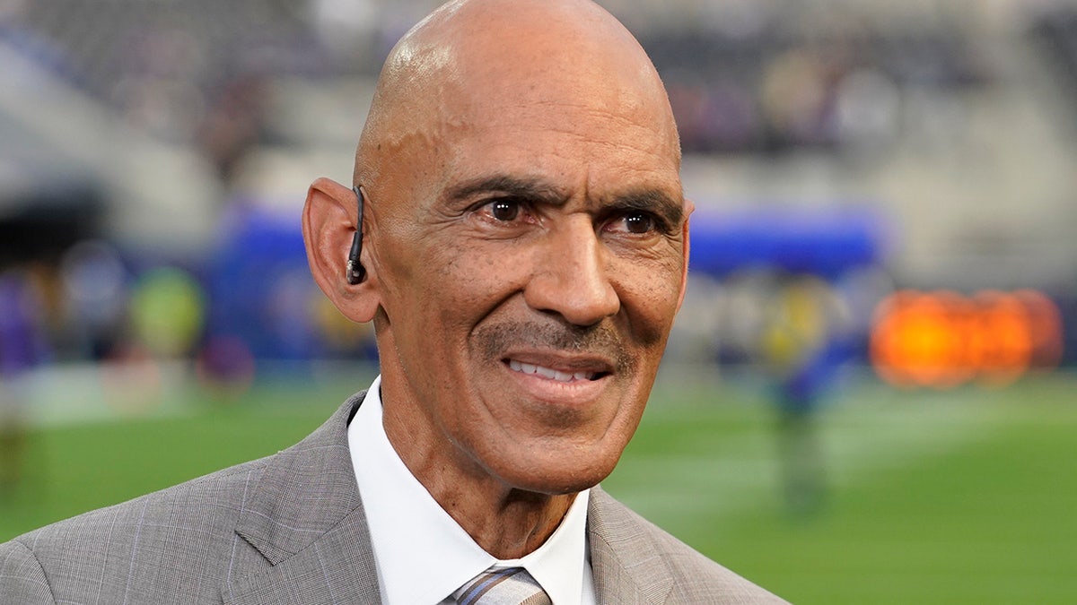 Tony Dungy at Bills-Rams