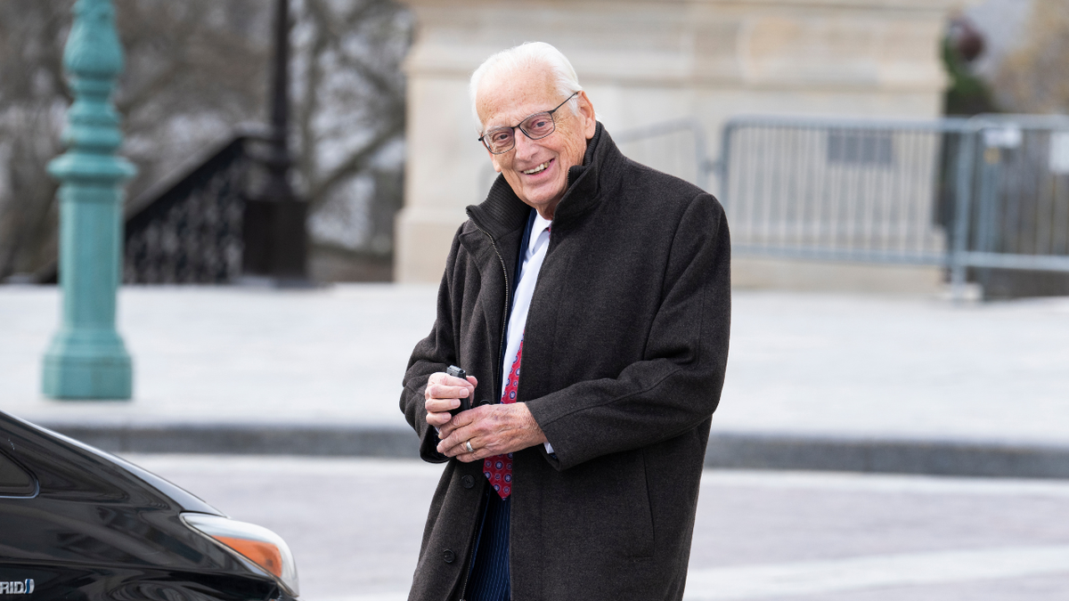 Rep. Bill Pascrell outside