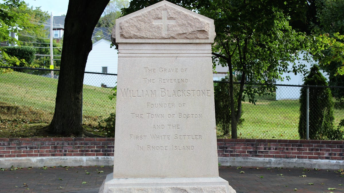 William Blackstone grave