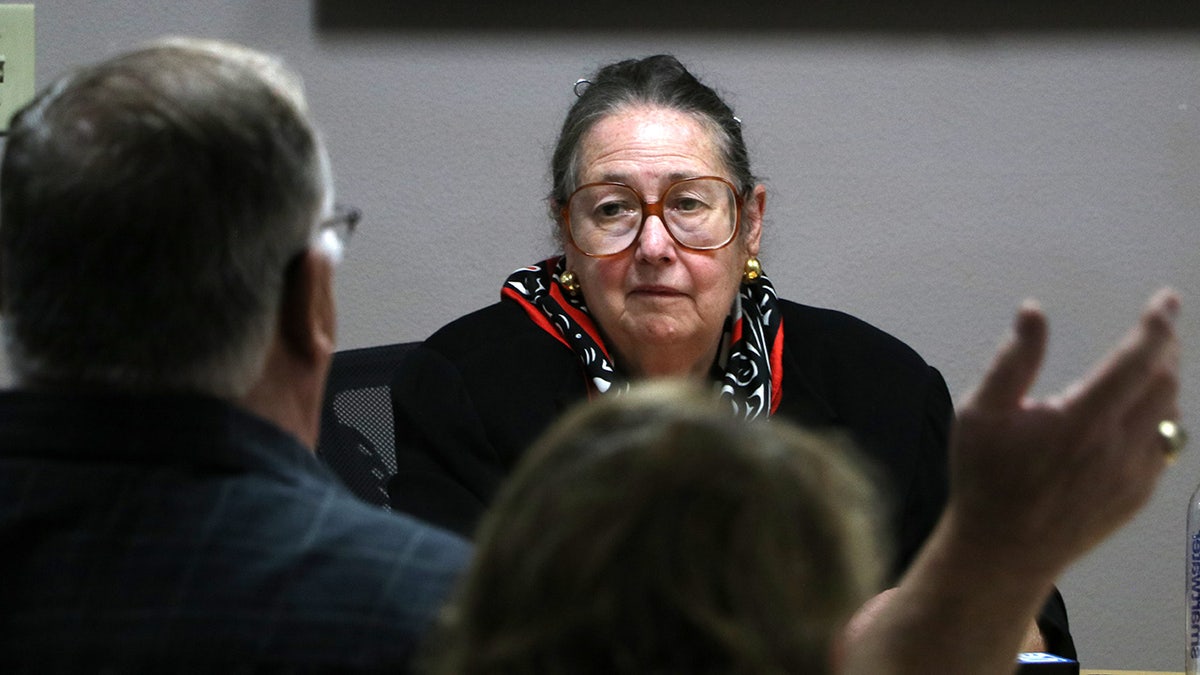 Betsy Johnson listens to Portland residents