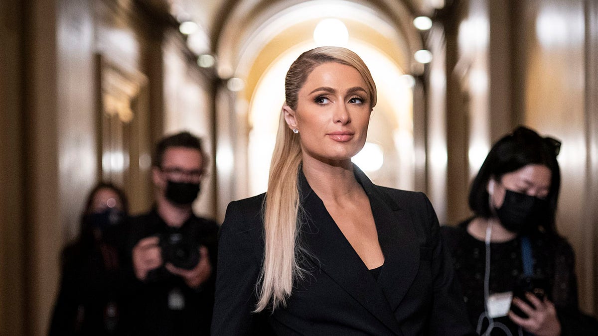 Paris Hilton at the U.S. Capitol