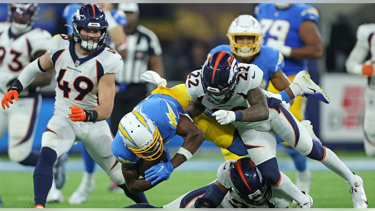Joshua Palmer tackled