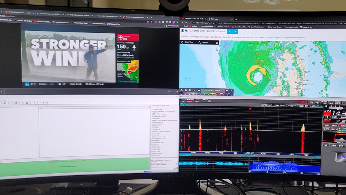 ham radio setup/Dale Klonin