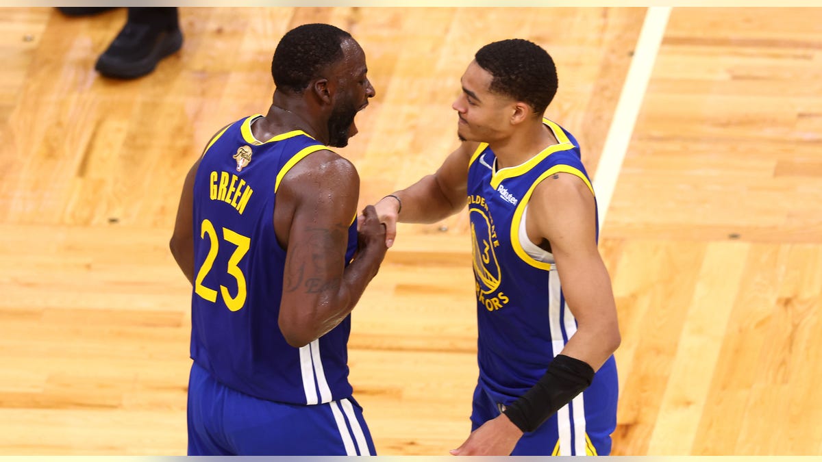 Draymond Green and Jordan Poole