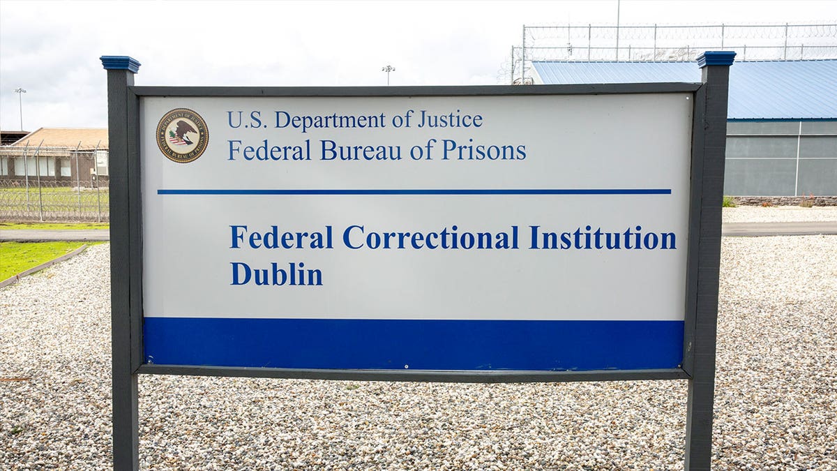 Federal Correctional Institution Dublin sign