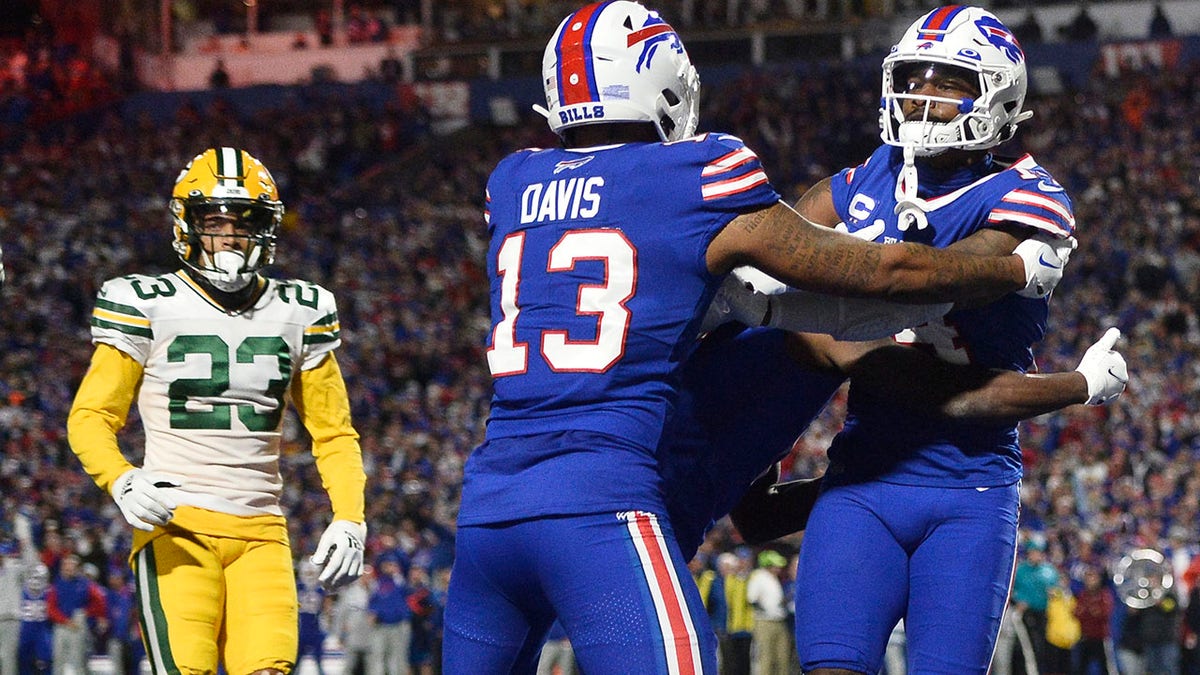 Stefon Diggs and Gabriel Davis