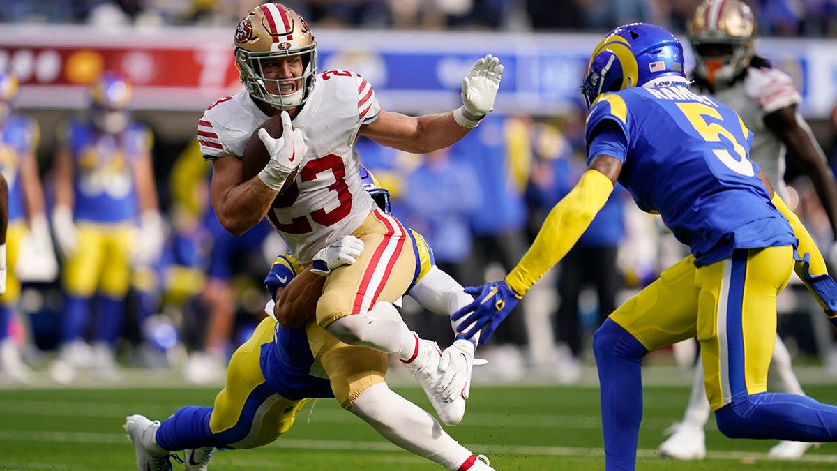 49ers get creative with Christian McCaffrey as the RB throws long