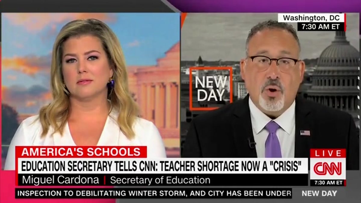 Secretary of Education Miguel cardona nations report card