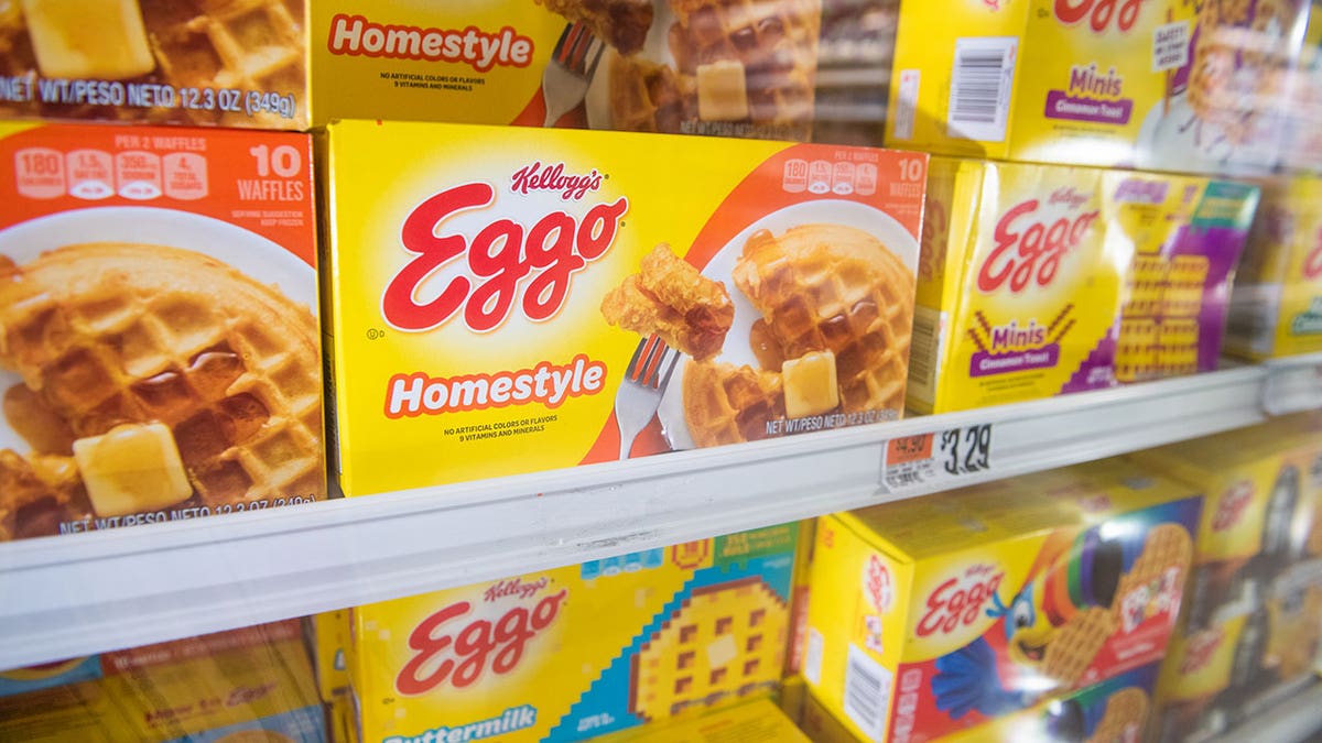 Eggo waffles in freezer