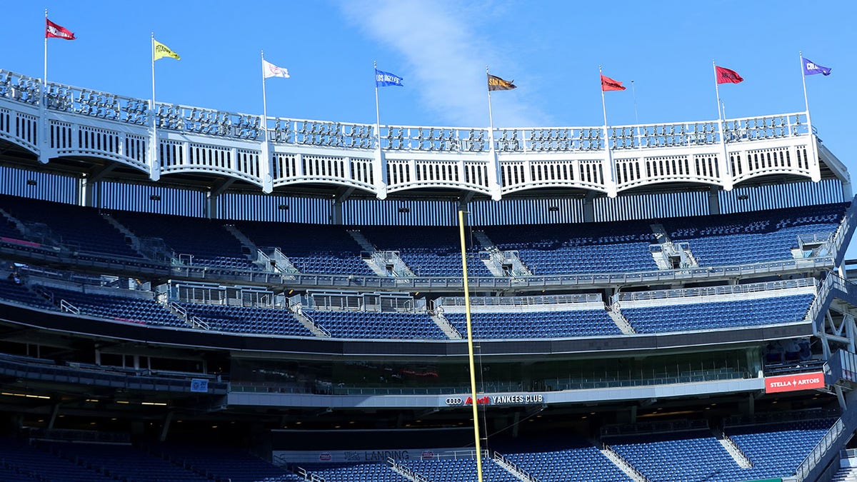 Yankee Stadium a ghost town prior to first pitch following Game 5