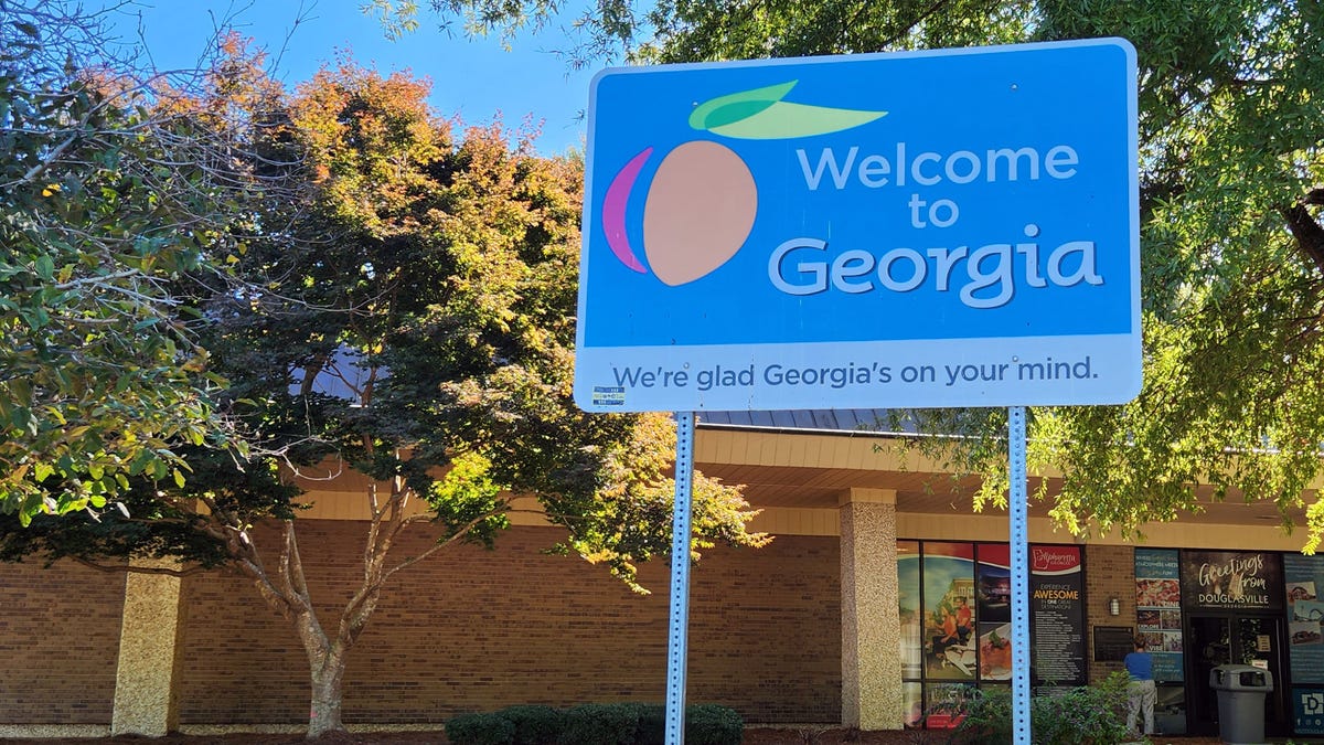 Georgia welcome sign