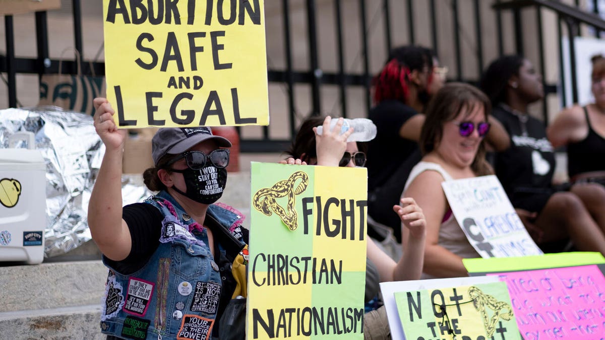 Georgia abortion law protesters