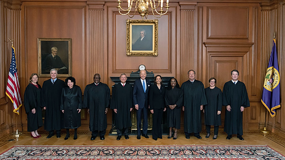 biden with supreme court justices