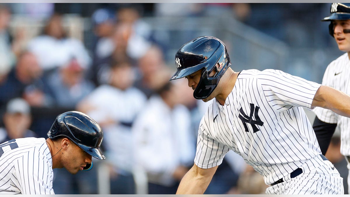 Yankees jump on Guardians behind Giancarlo Stanton, Aaron Judge home runs