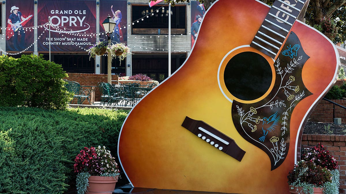 The outside of the Grand Ole Opry