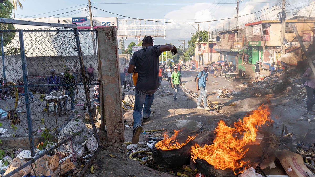 fuel protest in Haiti