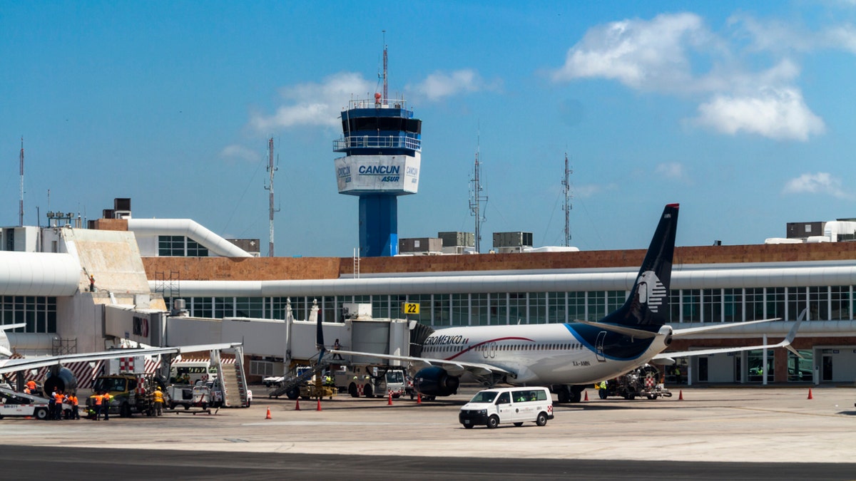 Cancun Airport's control tower