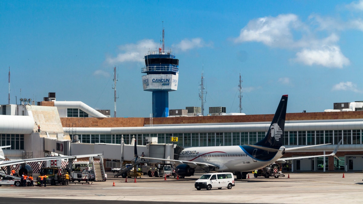 Cancun Airport's control tower