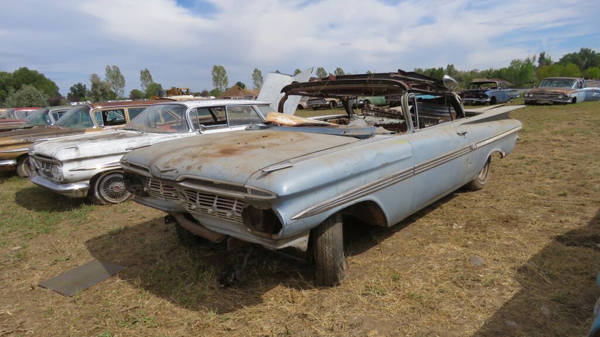 A junky 1959 Chevrolet Impala without an engine just sold for