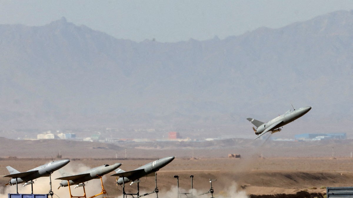 Iran tests an explosive drone