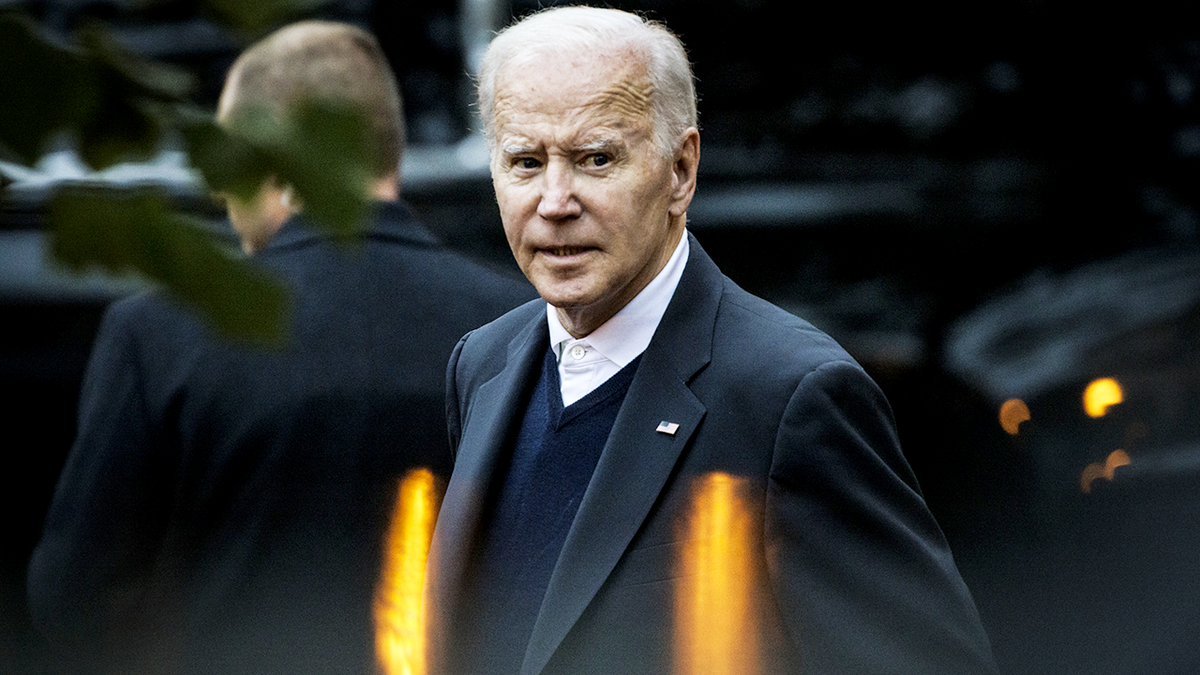 Joe Biden leaves church in Washington d.c.
