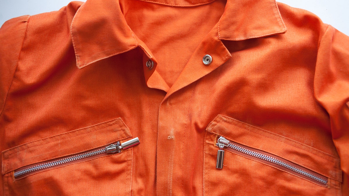 Orange prison jumpsuit