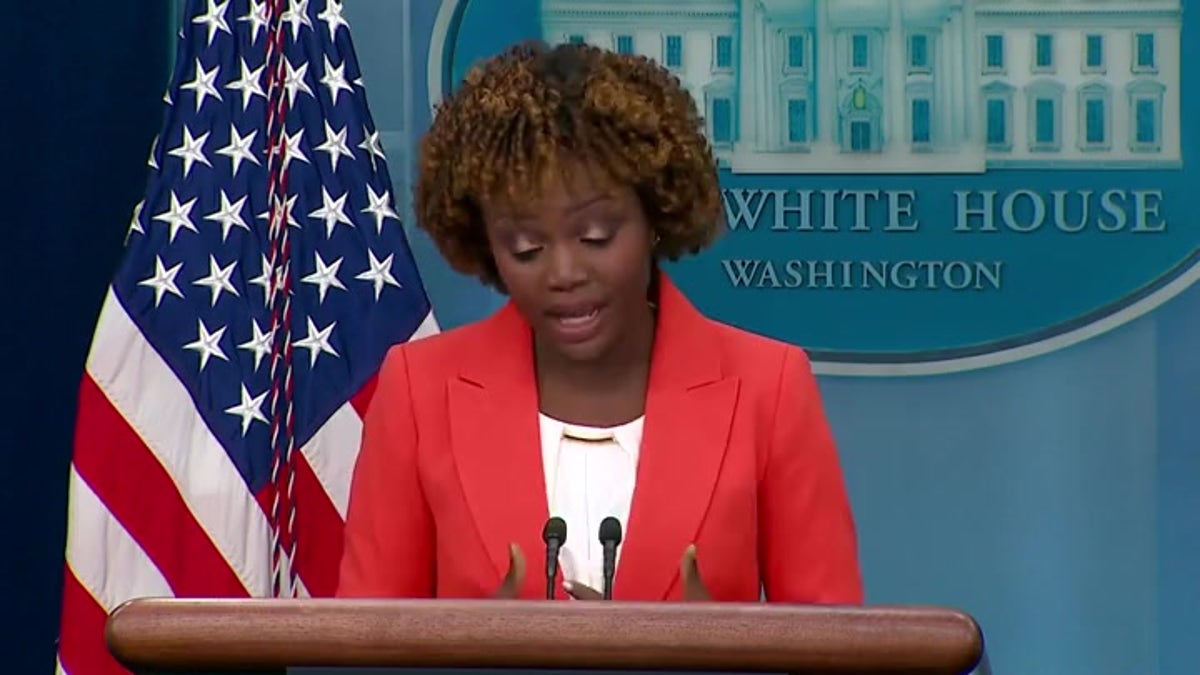 White House spokeswoman Karine Jean-Pierre