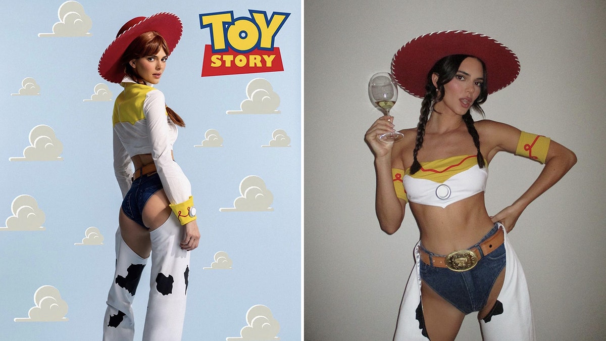 Kendall Jenner went as Jessie from "Toy Story"