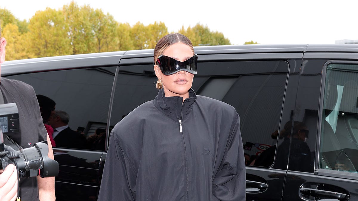 Khloe Kardashian wearing sunglasses
