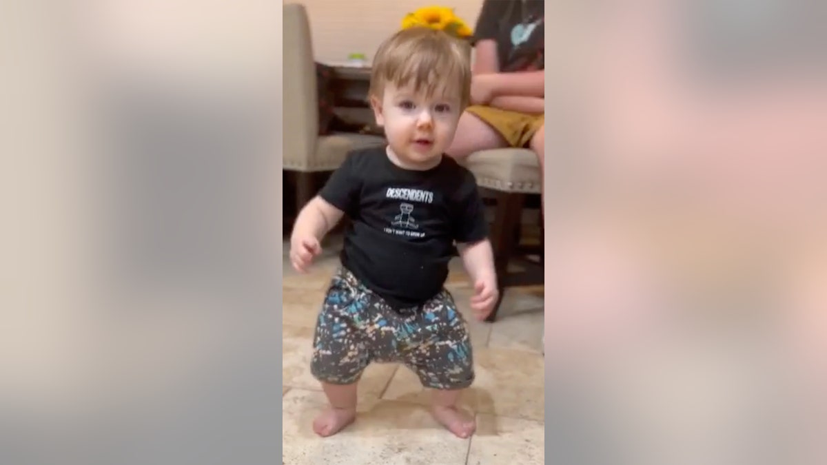 baby dancing in California