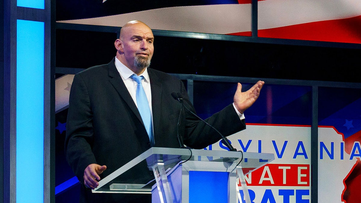 John Fetterman at debate with Oz