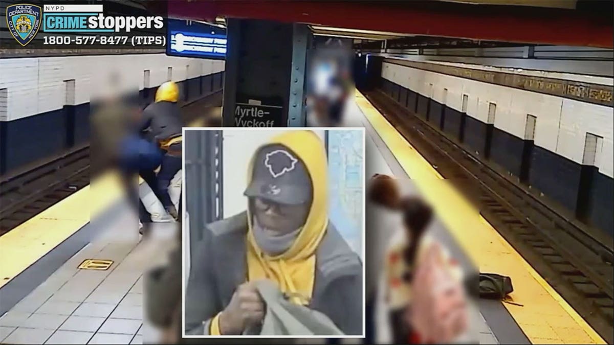 Subway pusher incident and suspect photo
