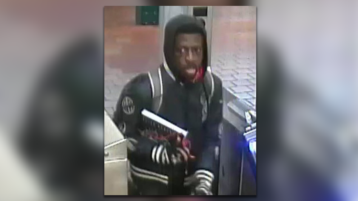 Surveillance photo of subway assault suspect