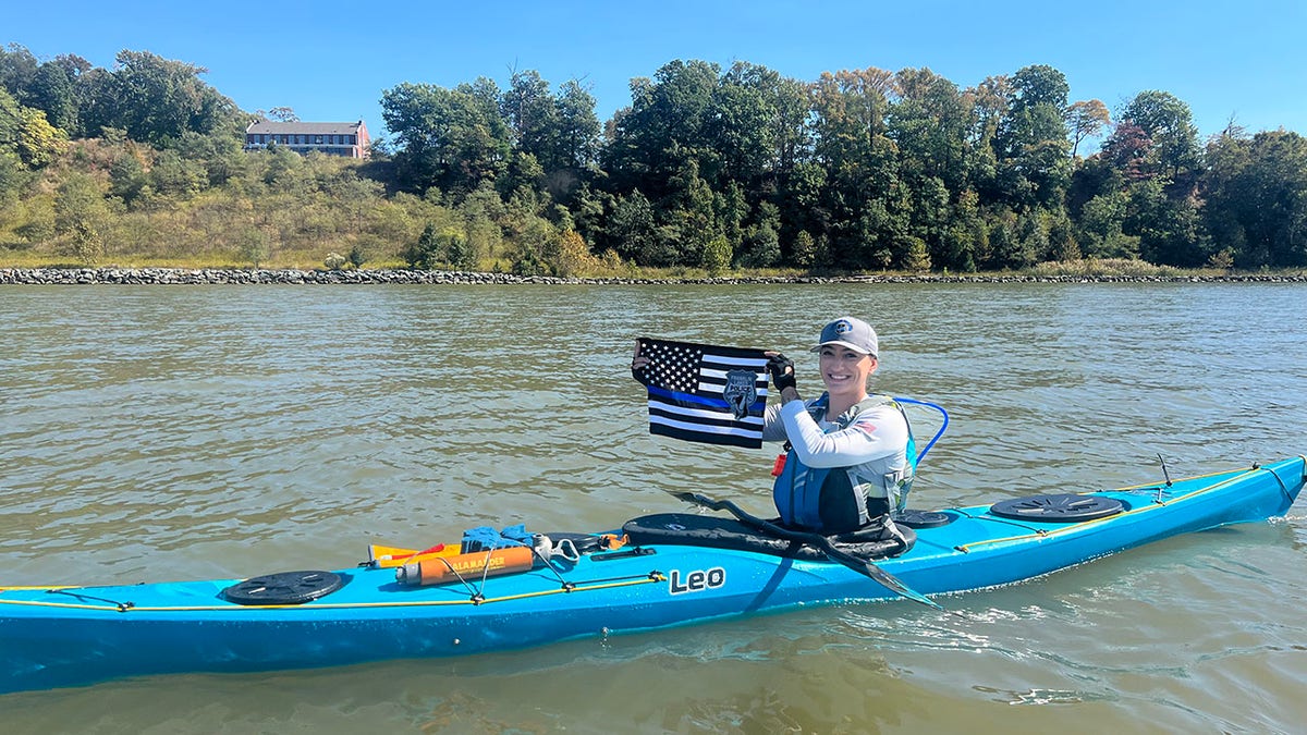 kayaker operation deep blue