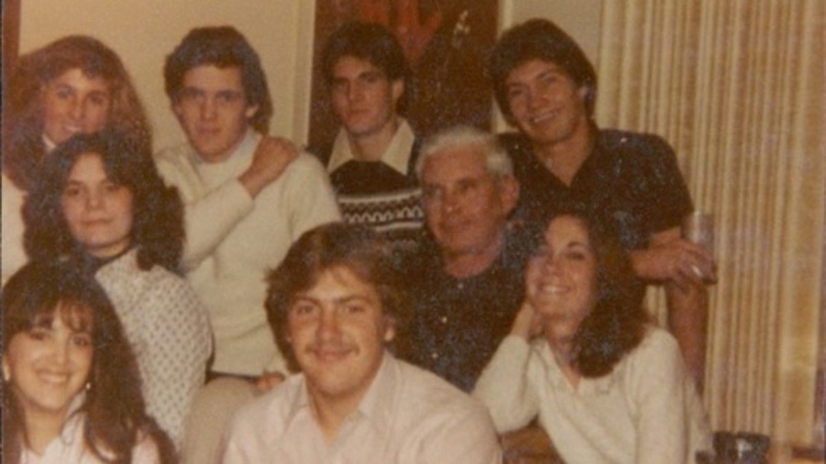 Young Joe O'Dea with a group