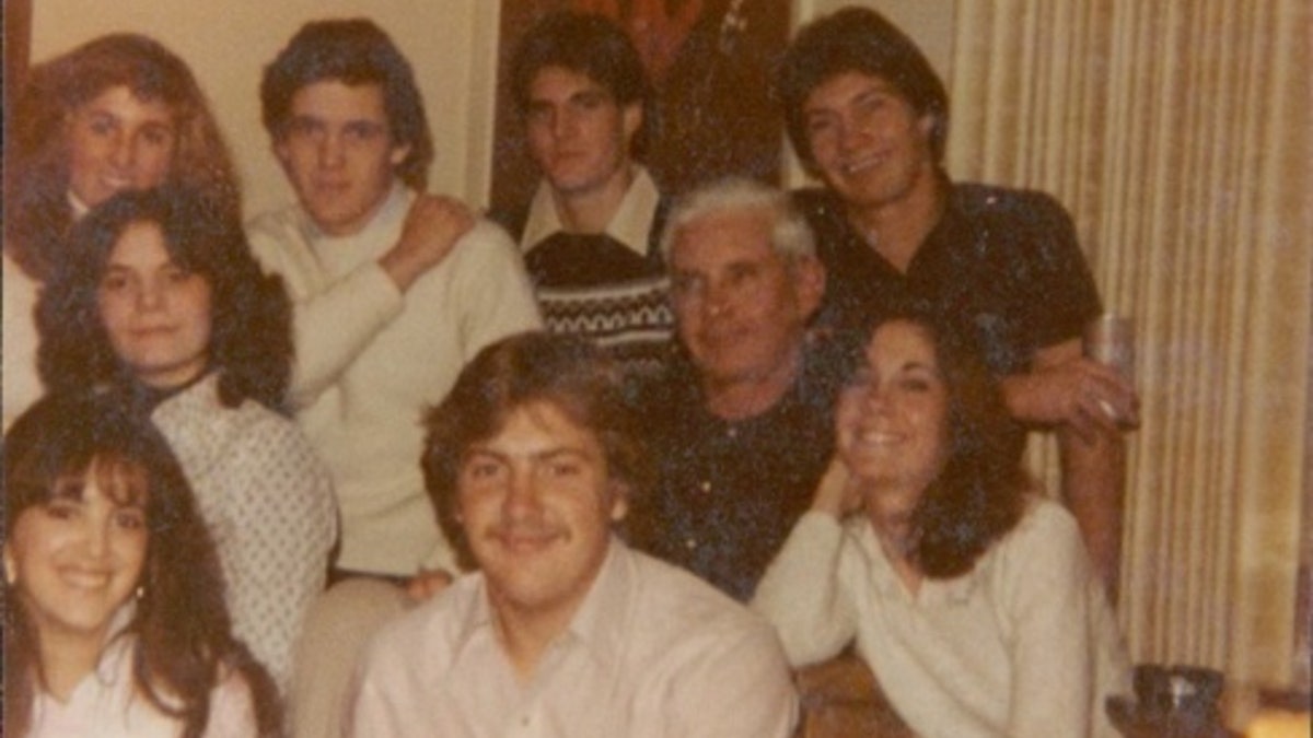 Young Joe O'Dea with a group