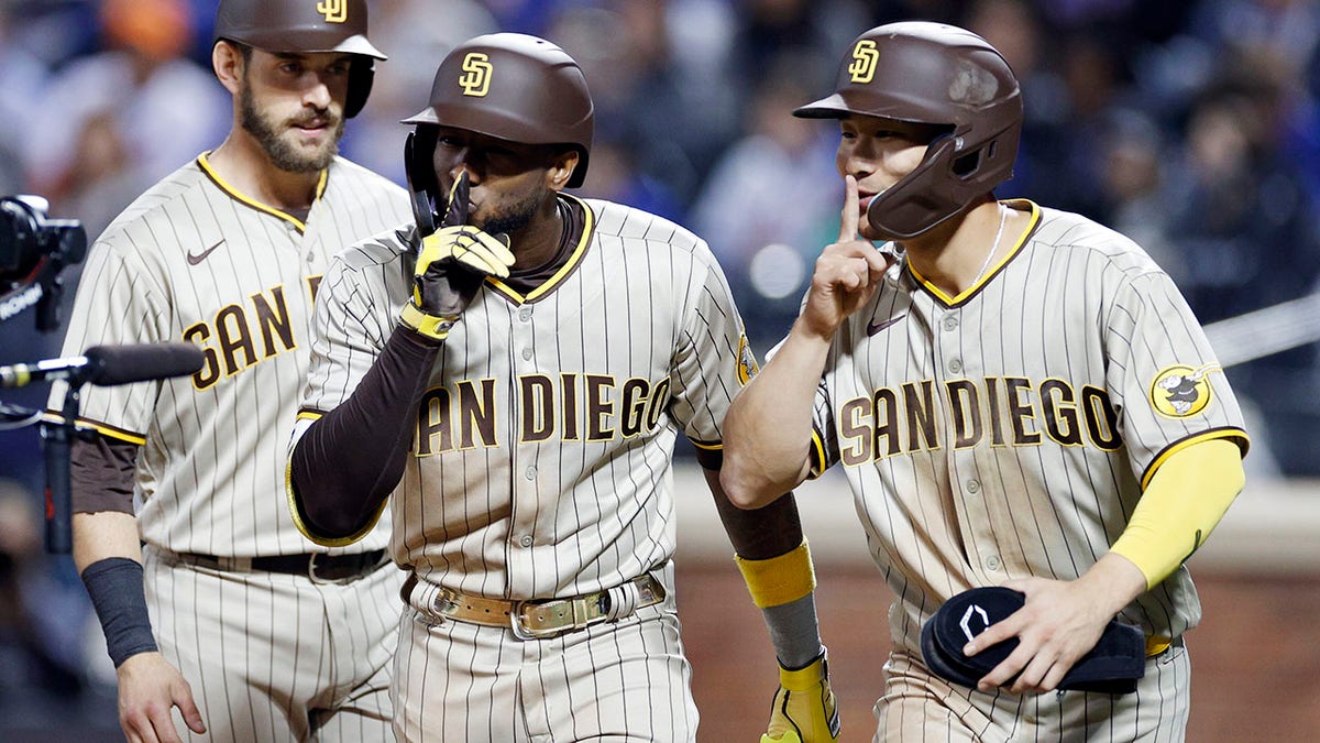 Padres celebrate wild card homer