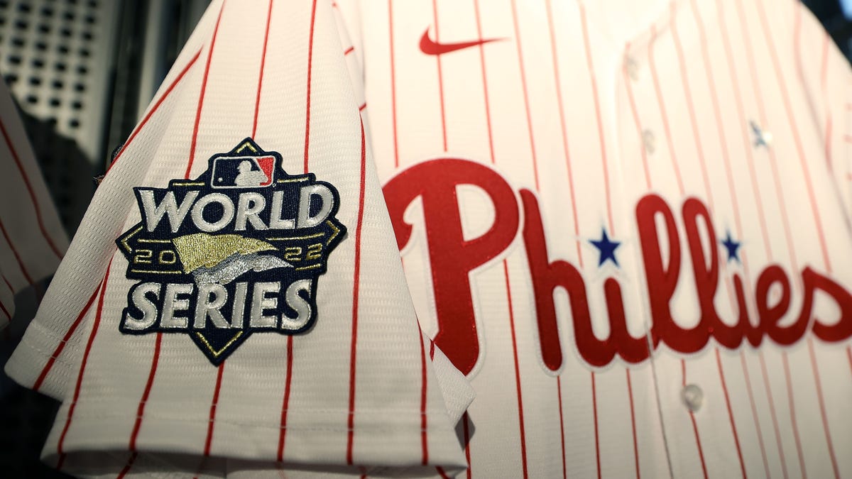 Phillies 2022 World Series jersey