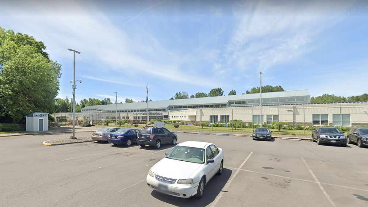 Photo shows exterior of the Columbia River Correctional Institution